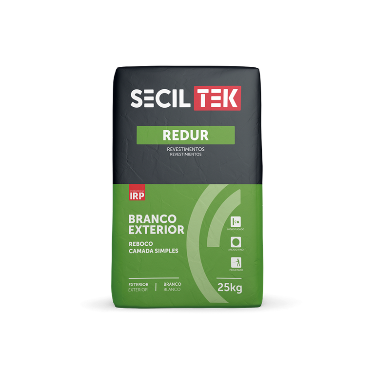 Redur IRP Exterior - Reboco - 25kg - SECIL