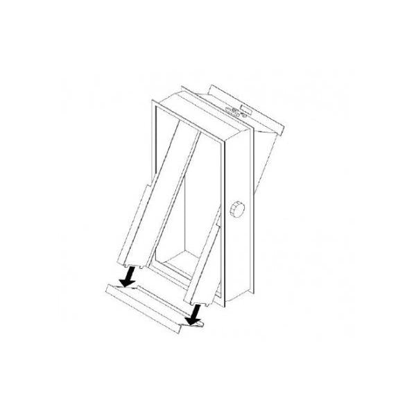 Caixilho para blocos de vidro