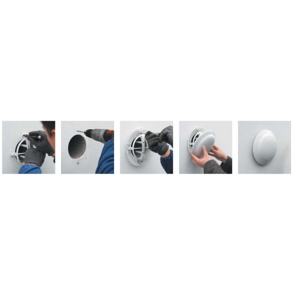 Redutor acústico UFO para ventilação