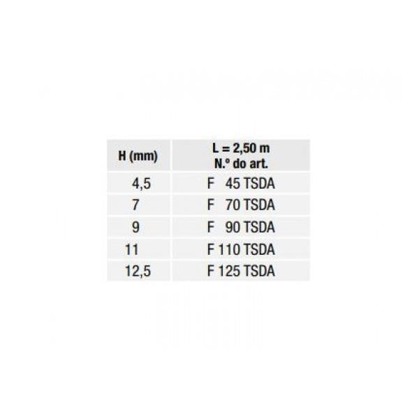 Perfil Schluter Finec TSDA - 2.5 metros