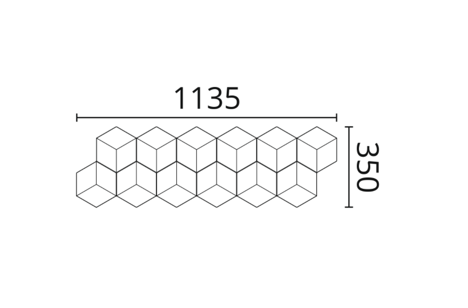 Painel Parede Arstyl Cube