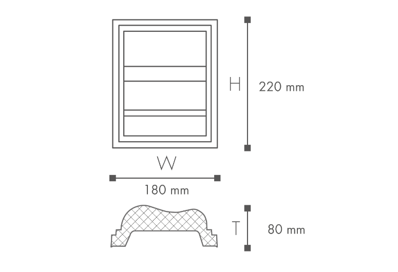 Domostyl CA10 light - 220x180mm