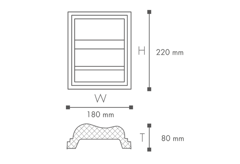 Domostyl CA10 light - 220x180mm