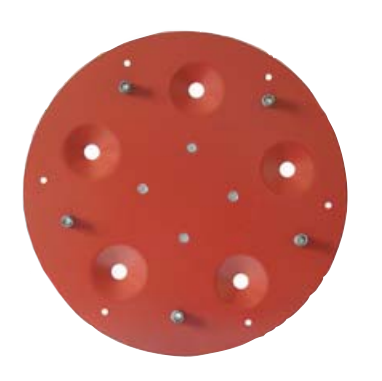 Base para utensílios abrasivos diversos