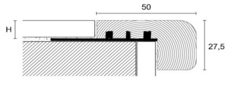 Escadas Acabamento Madeira