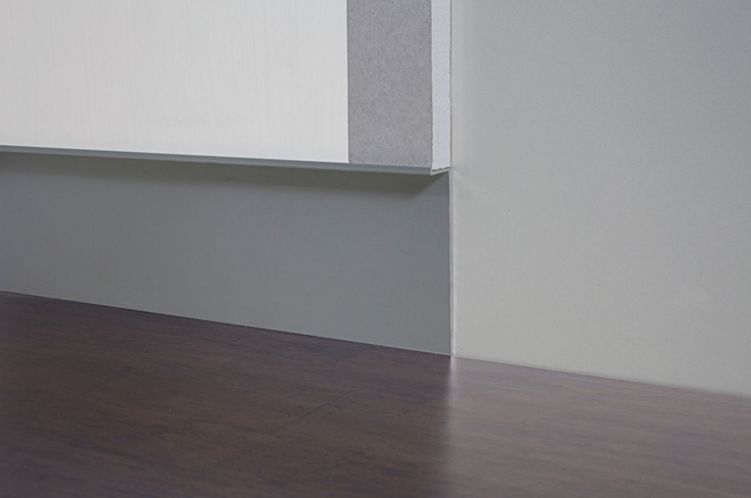 Perfil Rodapé Metal Line 100 Gesso Cartonado