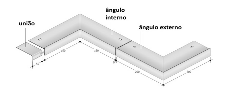 Perfil Remate Telas de Impermeabilização - Riveco