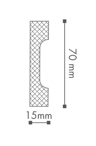 Moldura Wallstyl WD2 - 21 Barras