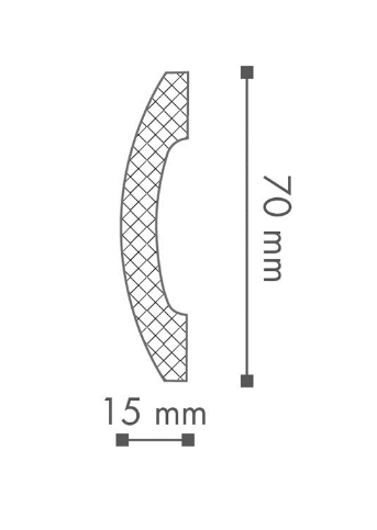 Moldura Wallstyl WD3 - 26 Barras