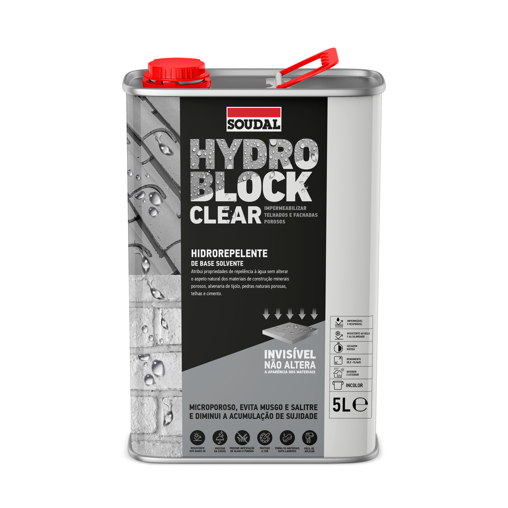 Hydroblock Clear - Protecção Hidrorepelente - Soudal