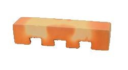 Tijolo dentado reto - 22x5x5 cm