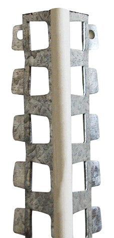 Perfil para reboco e monomassa em chapa galvanizada e pvc