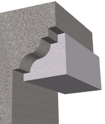 Cimalha EPS não plastificada modelo 4 - 23x27,5cm