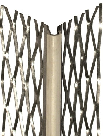 Perfil reboco e monomassa - rede galvanizada + PVC