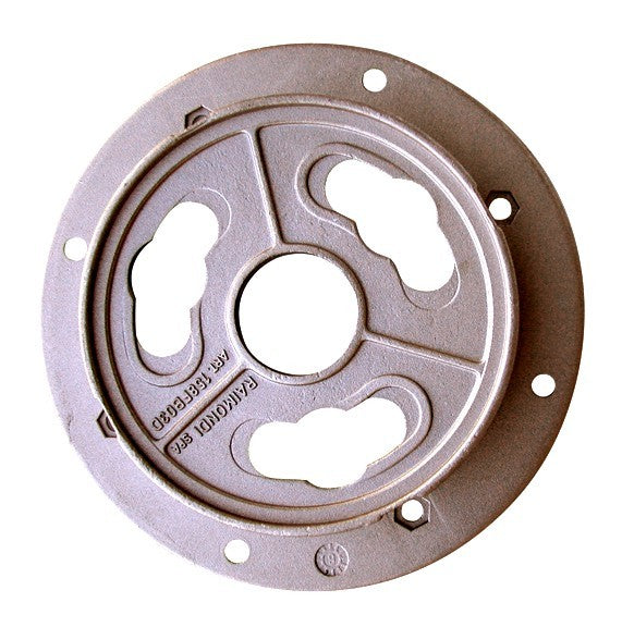 Flange para adaptar talochas e discos à máquina rotativa