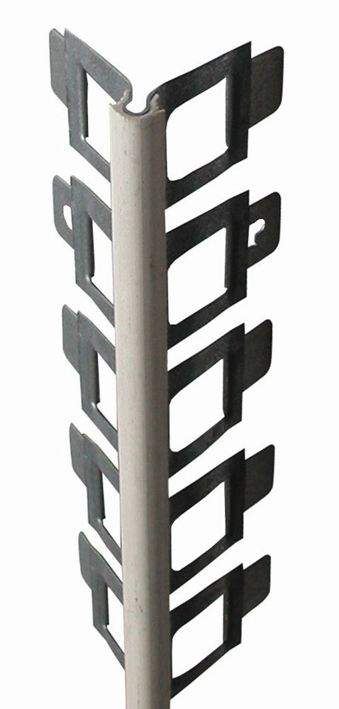 Perfil para reboco e monomassa em chapa galvanizada e pvc
