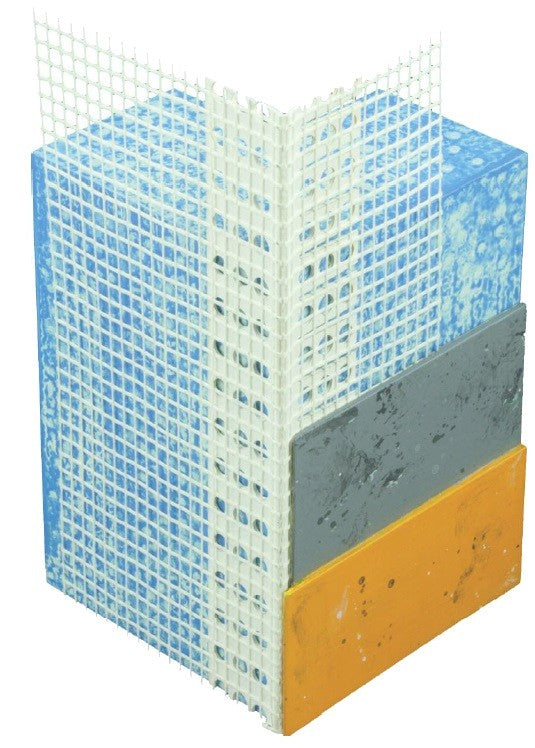 Perfil Canto para Arcos e Curvas - PVC com Rede Fibra de Vidro