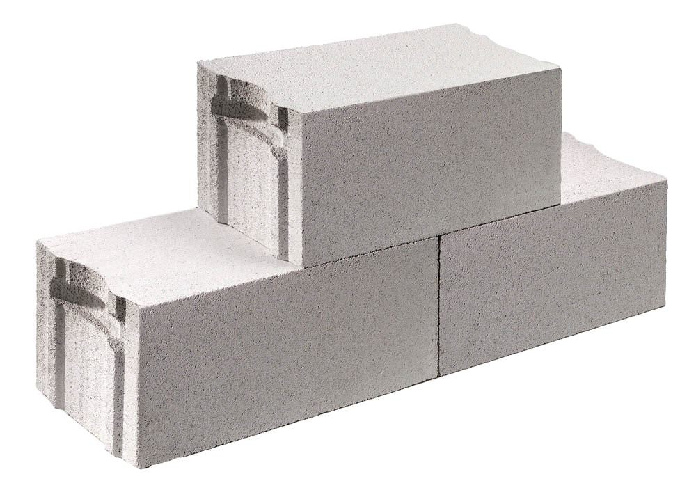 Bloco betão celular autoclavado YTONG com encaixe + pega