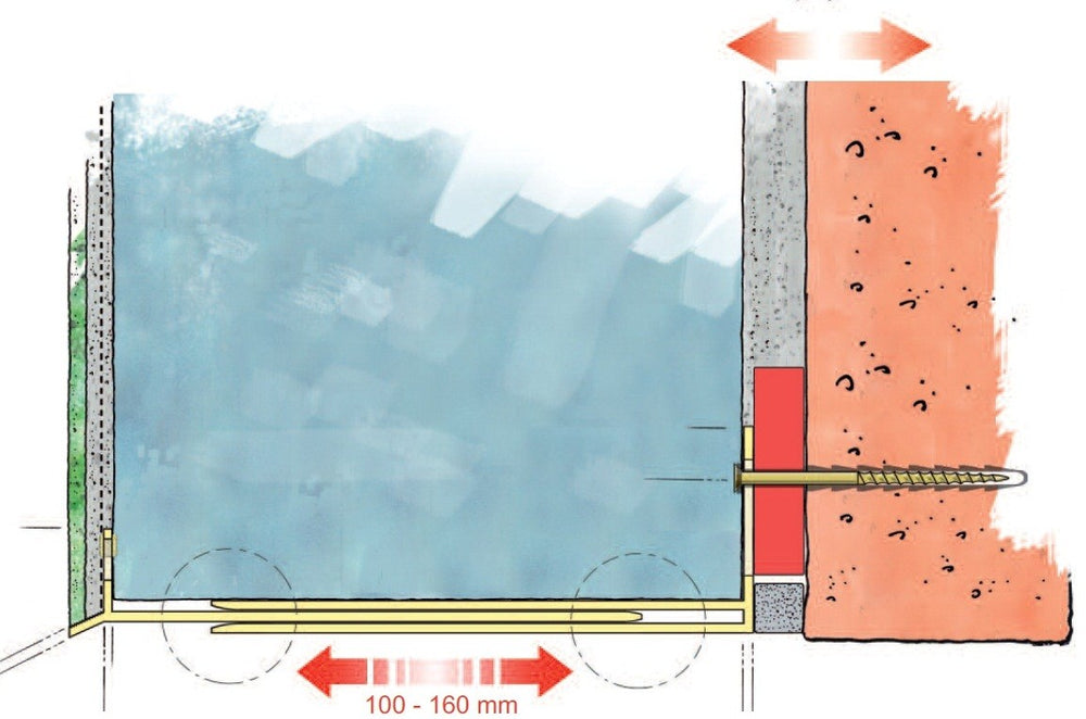 Perfil arranque em pvc para isolamento térmico
