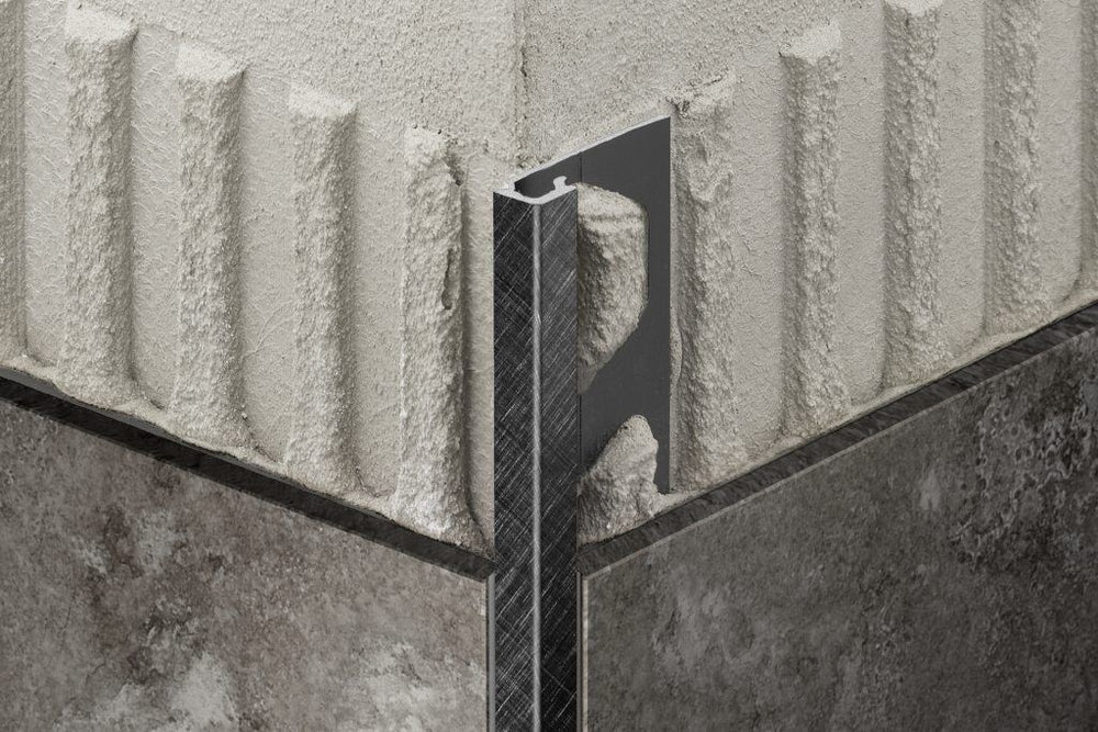 Quadec-AQGX cinza escovado - Alumínio anodizado