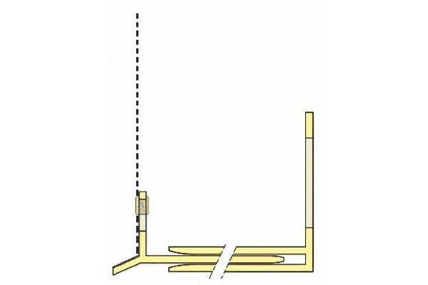 Perfil arranque em pvc para isolamento térmico