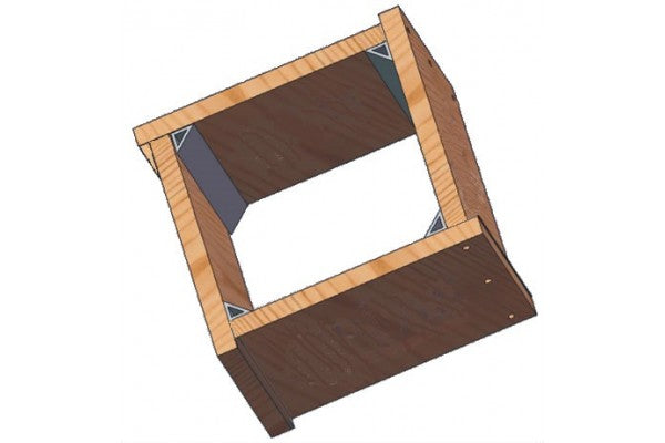 Perfil cofragem/quebra arestas em PVC