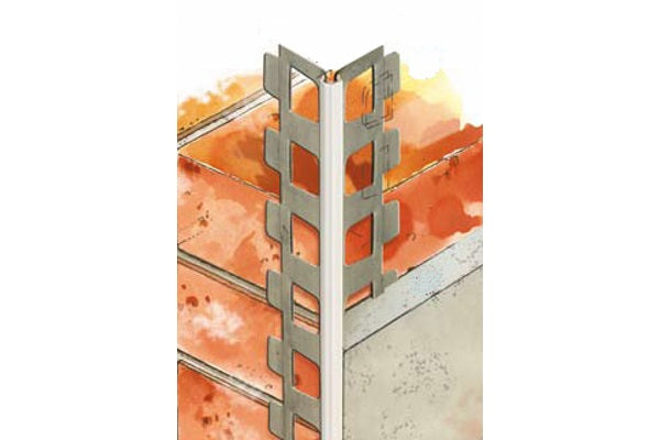 Perfil para reboco e monomassa em chapa galvanizada e pvc