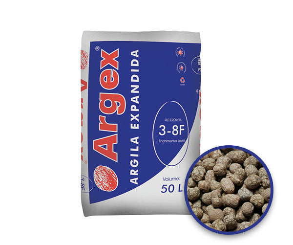 Argila expandida 3-8F (6,3 a 12,5mm)