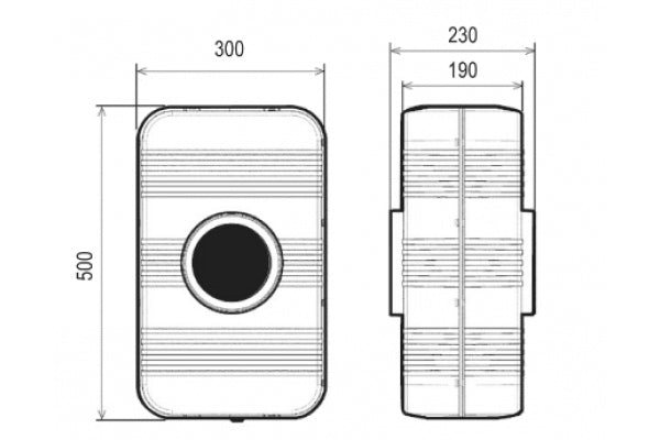 Grelha / caixa ventilação redutor acústico - Phonobox