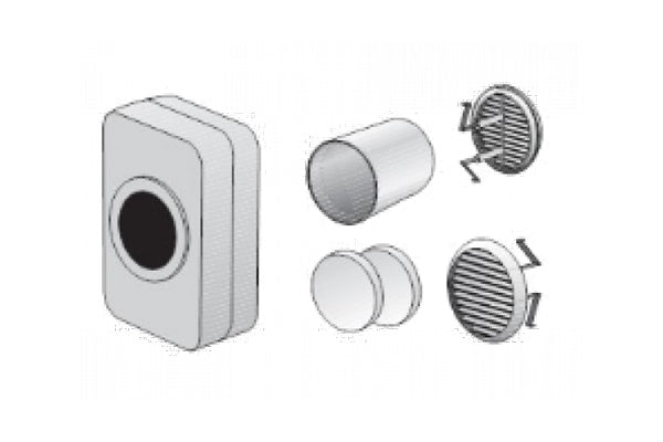 Grelha / caixa ventilação redutor acústico - Phonobox