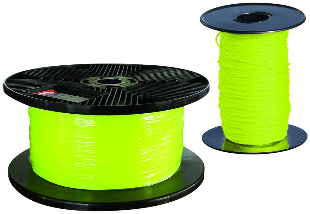 Cordão entrançado amarelo fluorescente