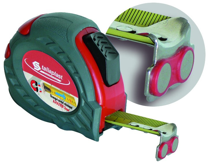 Fita métrica bi material