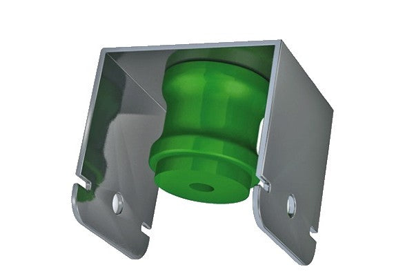 isolante acústico em borracha para perfil teto e varão