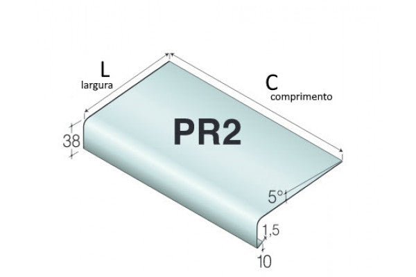 Perfil peitoril de janelas - Protègenet