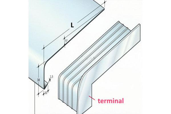 Perfil peitoril de janelas - Protègenet