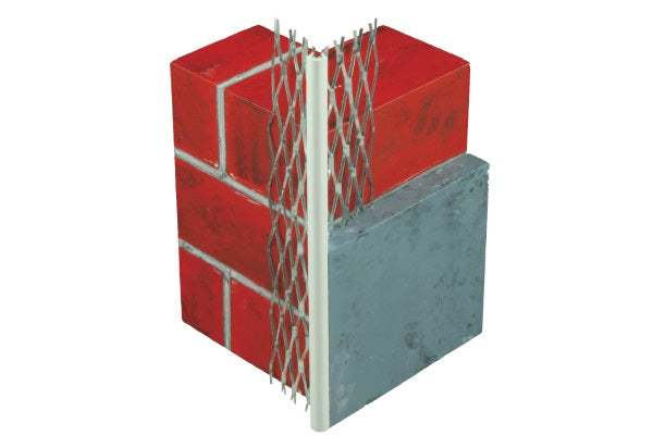 Perfil reboco e monomassa - rede galvanizada + PVC