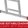 Escada simples em alumínio - Socall