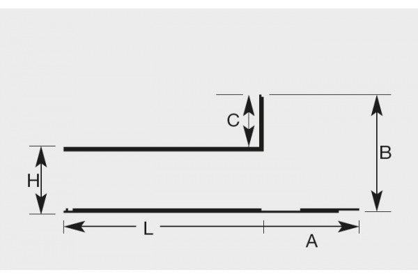 Gárgula / Boca de descarga Horizontal para betuminosos