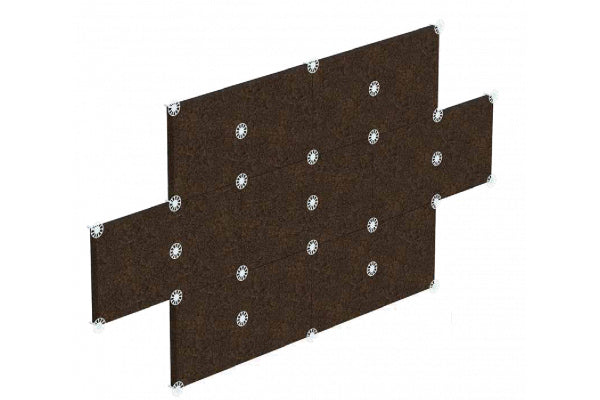 bucha plástica - placas isolamento com prego de plástico