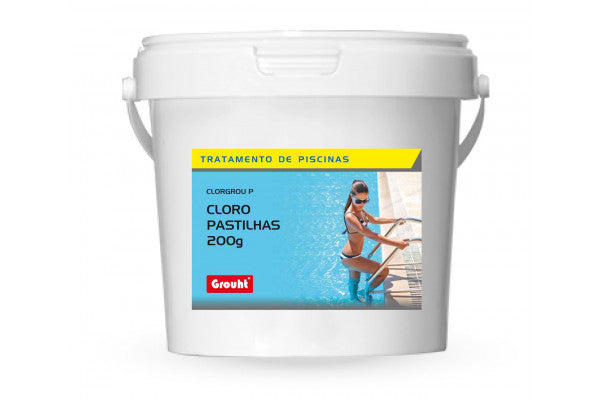Cloro em pastilhas - Grouht - 5 litros
