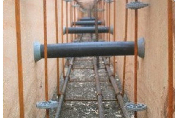 Roseta cone para tubo de cofragem