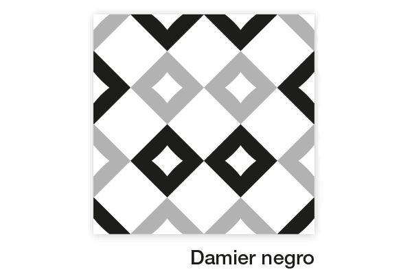Azuleijo So Chick Negro 15x15 - Grosfillex - 35 unidades