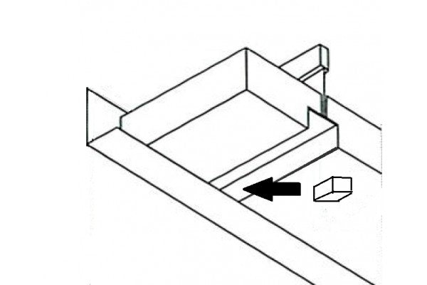 Teto em gesso - Capris gota fina