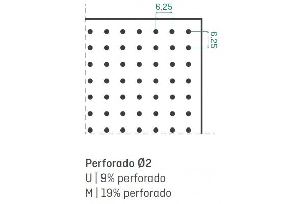Teto metálico - Bandeja modena 24