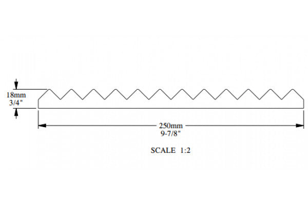 Revestimento 3D - W108F ZigZag - ORAC