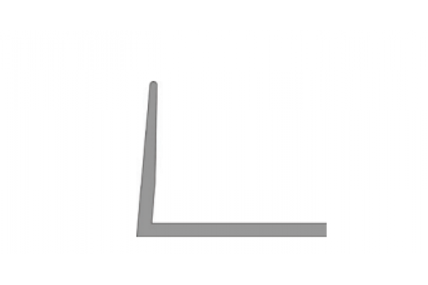 Perfil cantoneira para tetos desmontáveis