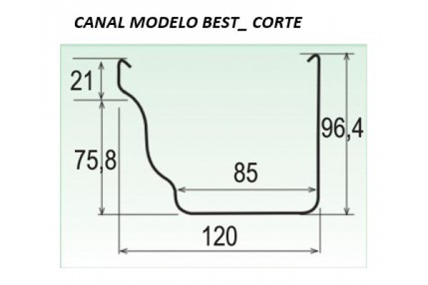 Acessórios para caleiras em PVC - modelo Best