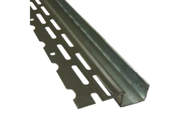 Perfil U Decorativo Aba furada - PVC ou Aço Galvanizado