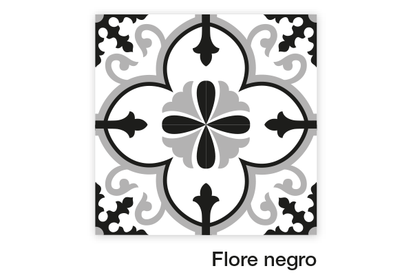 Azuleijo So Chick Negro 15x15 - Grosfillex - 35 unidades
