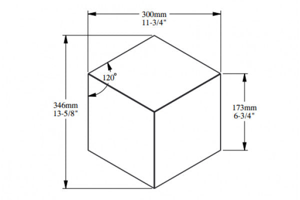 Revestimento 3D - W105 Rombus - ORAC